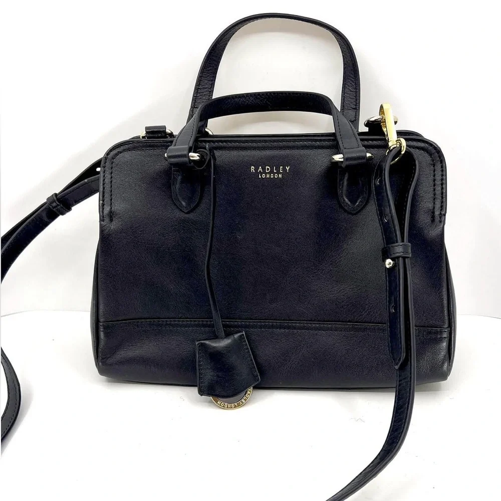 Radley London Upper Grove Satchel Zip Top Crossbody Strap 2 Handles Zipper